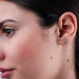 Pendientes de diamantes